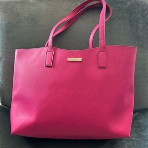 Pink Juicy Couture Pink Tote with Turquoise Interior